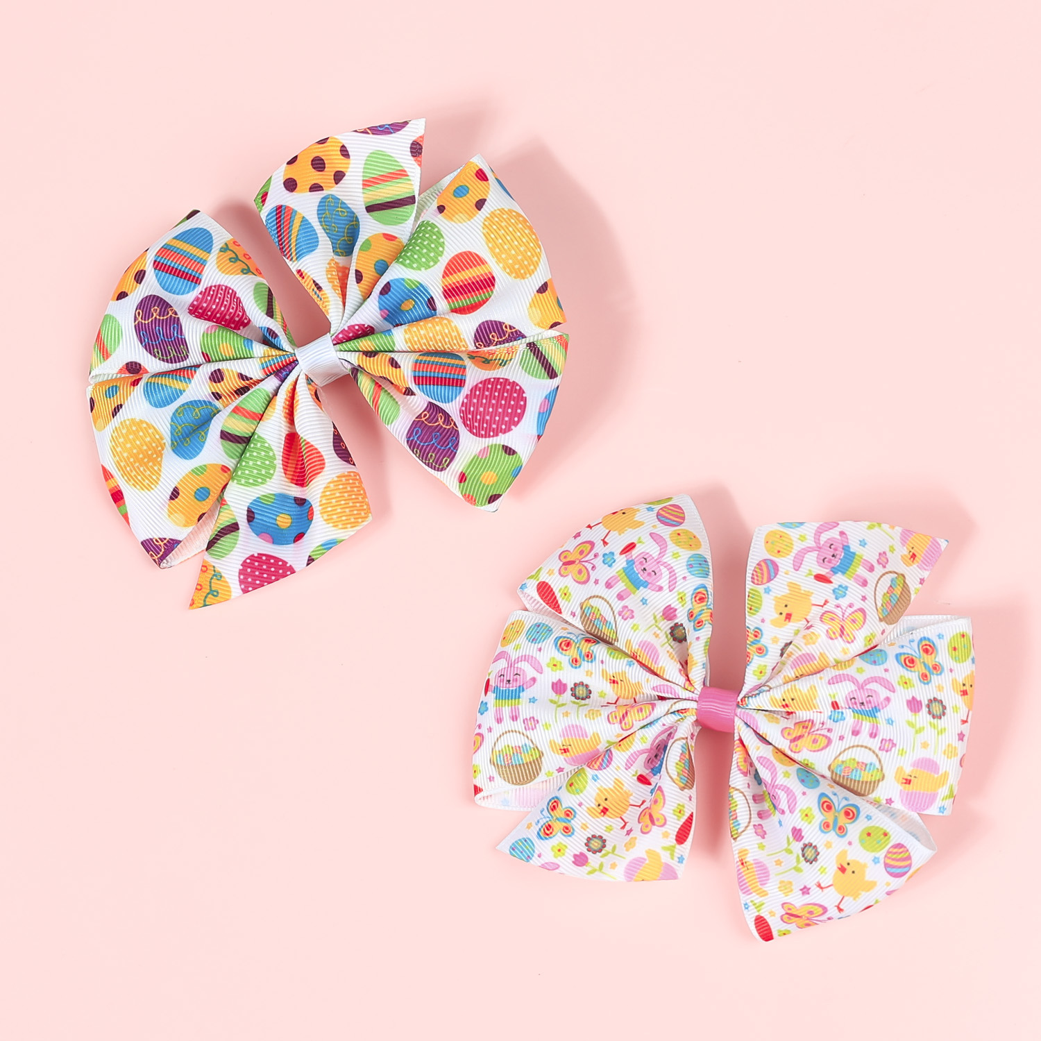 Cute Rabbit Flower Bow Knot Thread Belt Hair Clip display picture 3