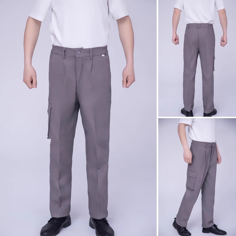 工作裤男纯棉耐磨劳保服干活穿的工地宽松电焊工人工装裤子多口袋|undefined