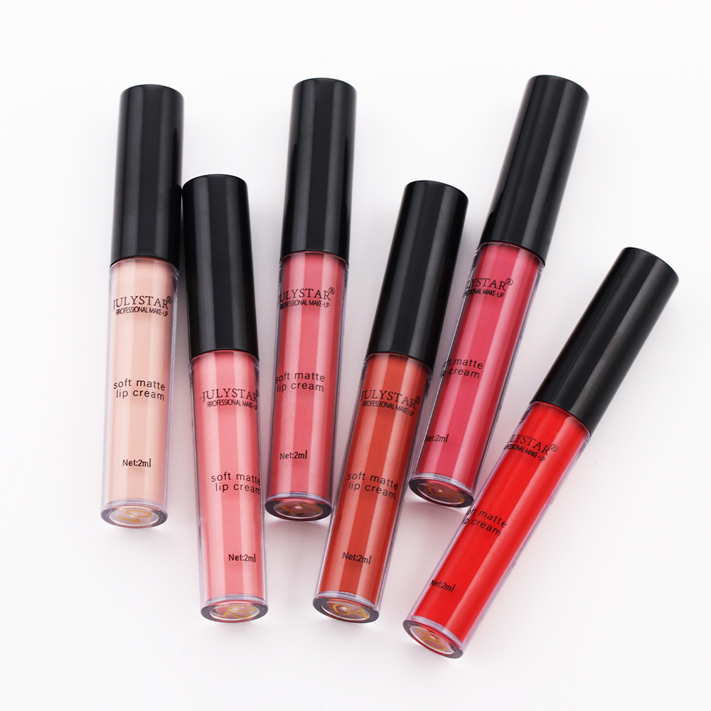 Fashion Popular Multi -colored Student Matte Lip Gloss Set display picture 4