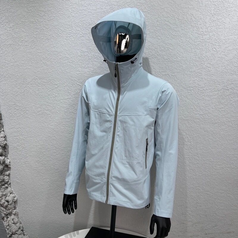 Spring and Autumn Men's High Quality Windproof Waterproof Outdoor Casual Sports Soft Case Jacket Fashionable Trendy Men's Hooded Jacket