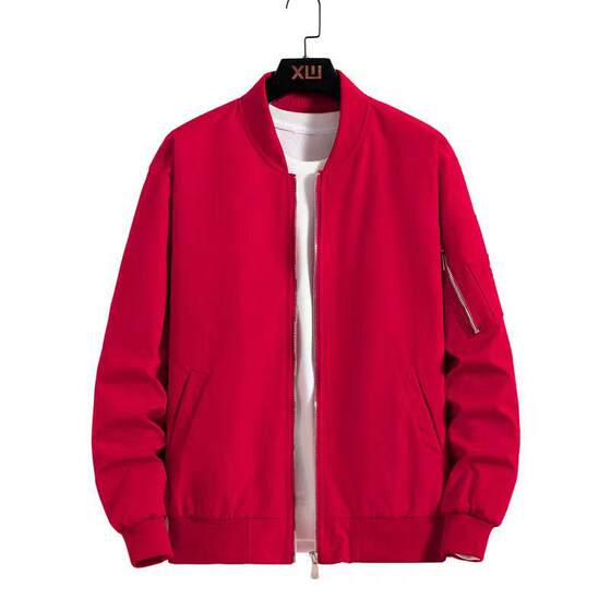 Spring and Autumn Flying Jacket Zipper Baseball Suit Custom Logo Men and Women Business Casual Trendy Brand Waterproof Work Clothes Jacket