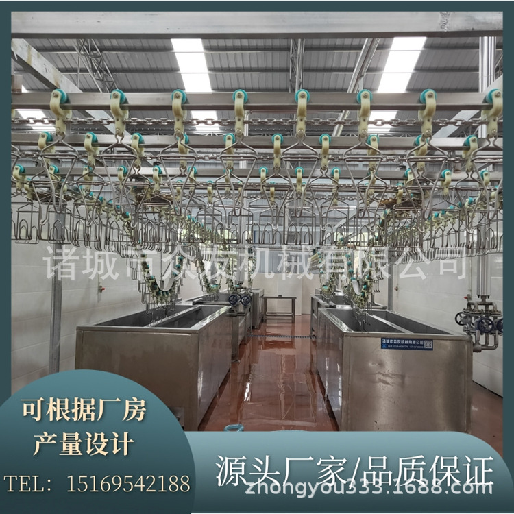 湖南鸡自动屠宰分割线 家禽分割设备 鸡鸭屠宰线 源头厂家1