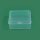 Square high permeability PP plastic box goo card jewelry earplug storage box small products spare parts sample display small box