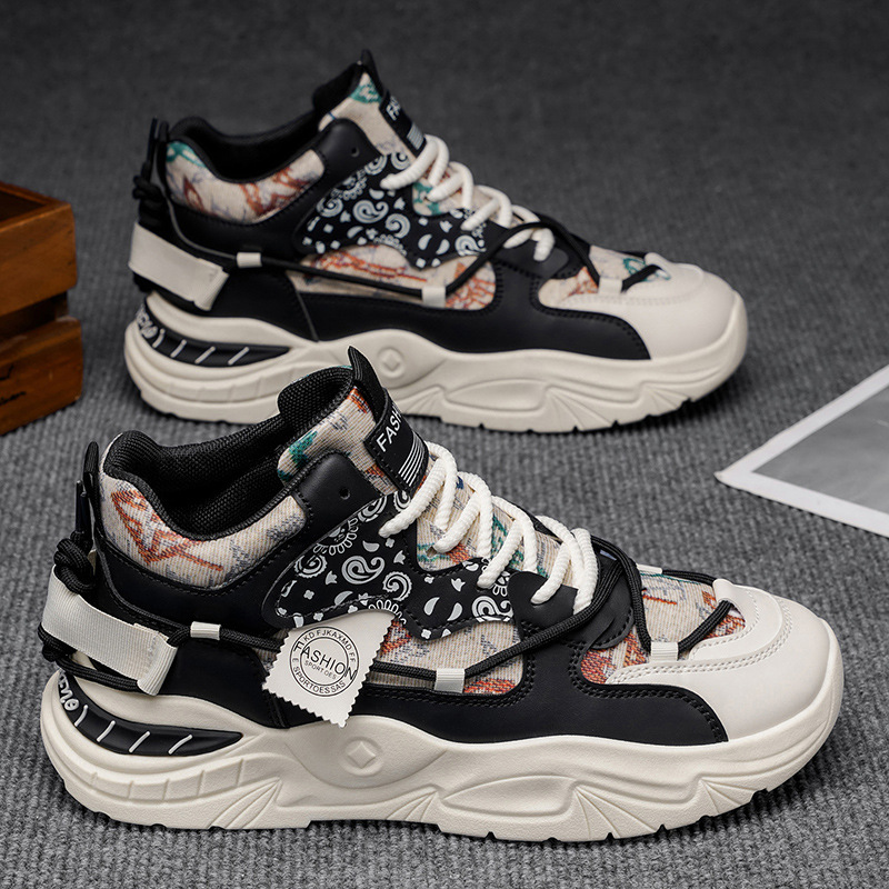 Zapatos de hombre 2026 nueva primavera juvenil casual zapatos deportivos de carreras estudiantes de suela gruesa antideslizante zapatos de moda para hombre