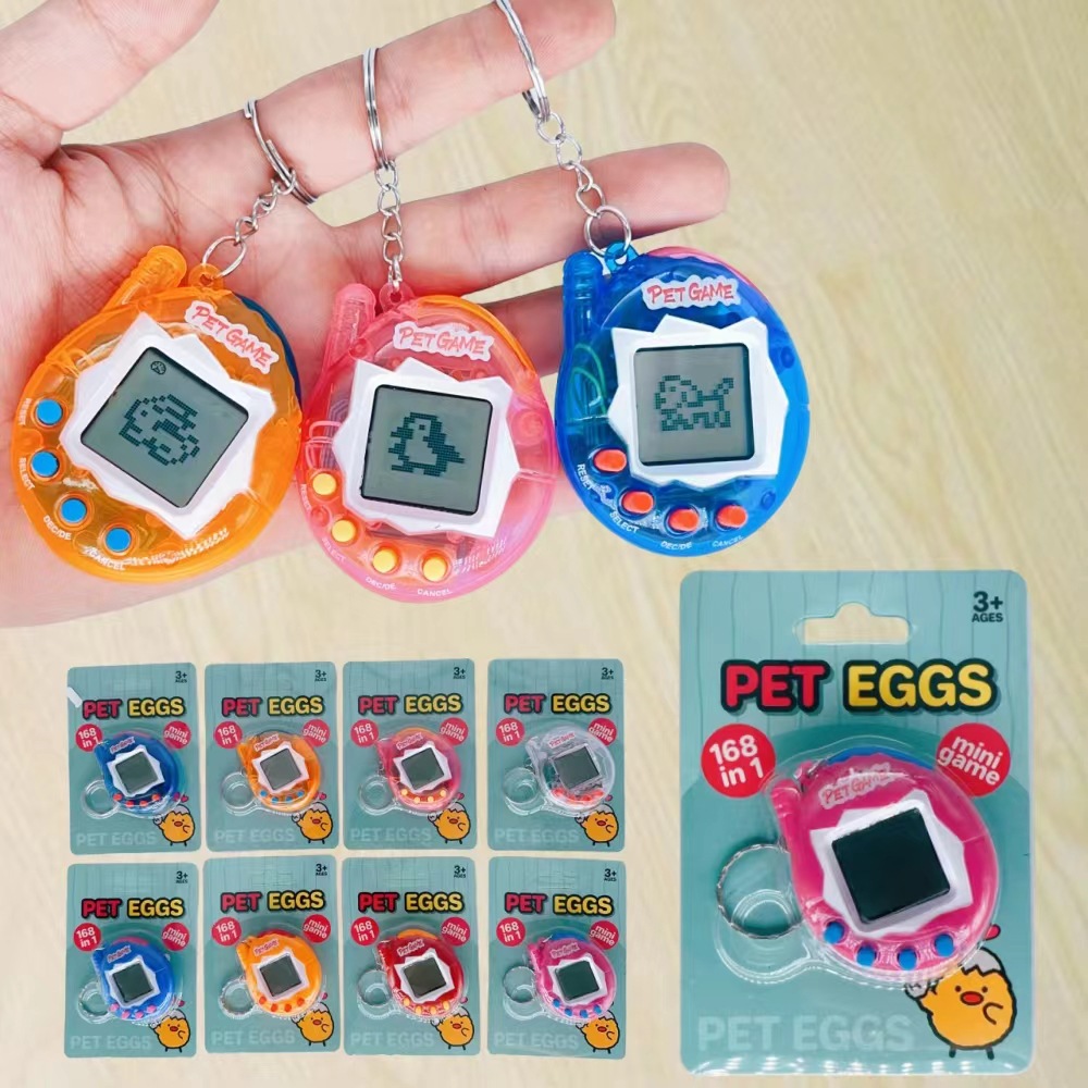 Électronique pet machine mini de poche miniature jeu machine virtuelle pet développer nouveau trousseau exotique jouet suspendu