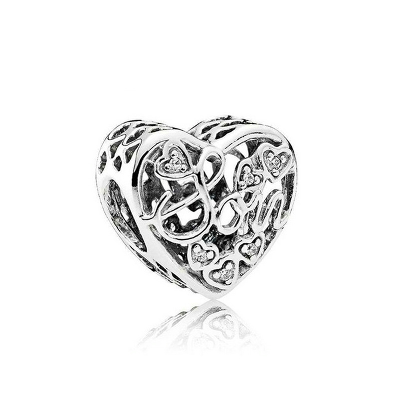 Romantic Heart Shape Sterling Silver Inlay Artificial Gemstones Jewelry Accessories display picture 13