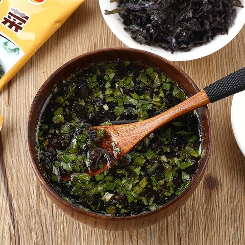 Ayibo Seaweed Soup 60g Egg Drop Soup Instant Soup Dry Goods Instant Brewing Ready-to-Eat Pork Ribs Seafood Shiitake Mushrooms