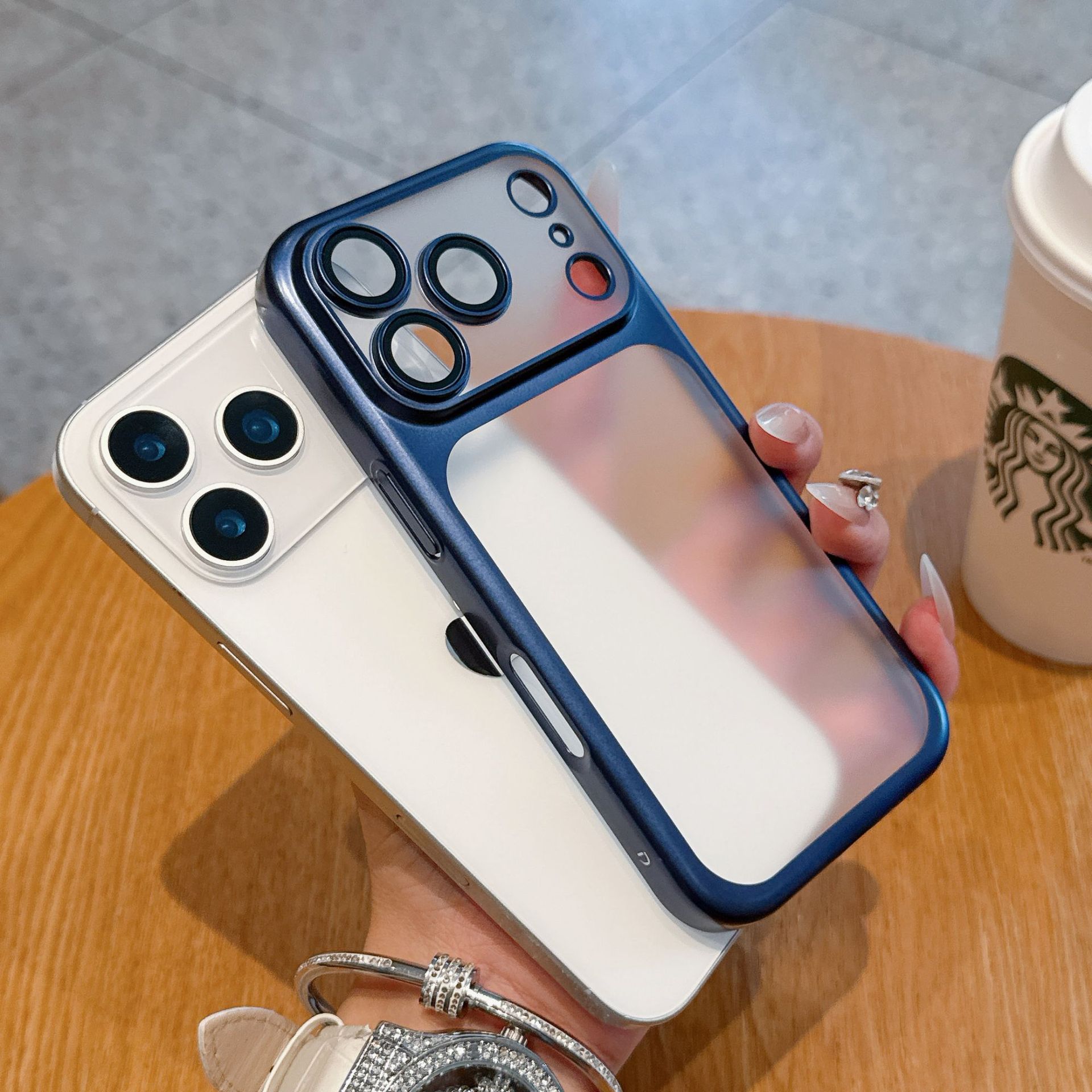 Discutir el mismo tipo de PC, caso de cambio de segundo para Apple 17PROMAX, caso de teléfono transparente para iPhone 16, caso de teléfono celular