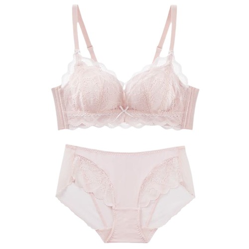 Women's Small Cup Push-Up Shaping Bra with Underwire Support, Side Support, Anti-Sagging, Sexy Lace Bra for Autumn and Winter