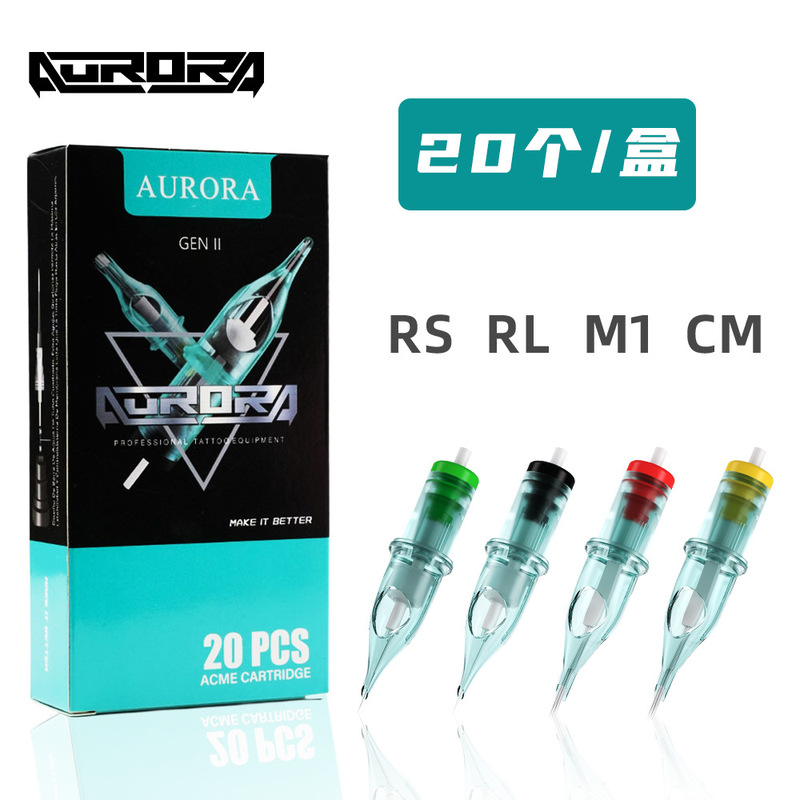 Dragon Artist Tattoo Needle Disposable Closed Round Needle Array Needle Aurora Second Generation Needle Integrated Needle Tattoo Embroidery Needle Cross-Border