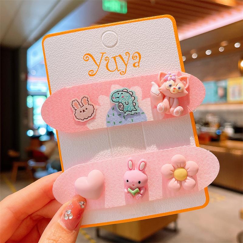 Niños flequillo Cabeza trasera Velcro bebé pelo roto acabado artefacto horquilla niña palo pelo no duele pelo Post