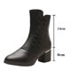 High quality short boots women's winter new mid-heel mid-calf cotton-padded shoes fleece-lined warm fashion all-match soft bottom women's boots