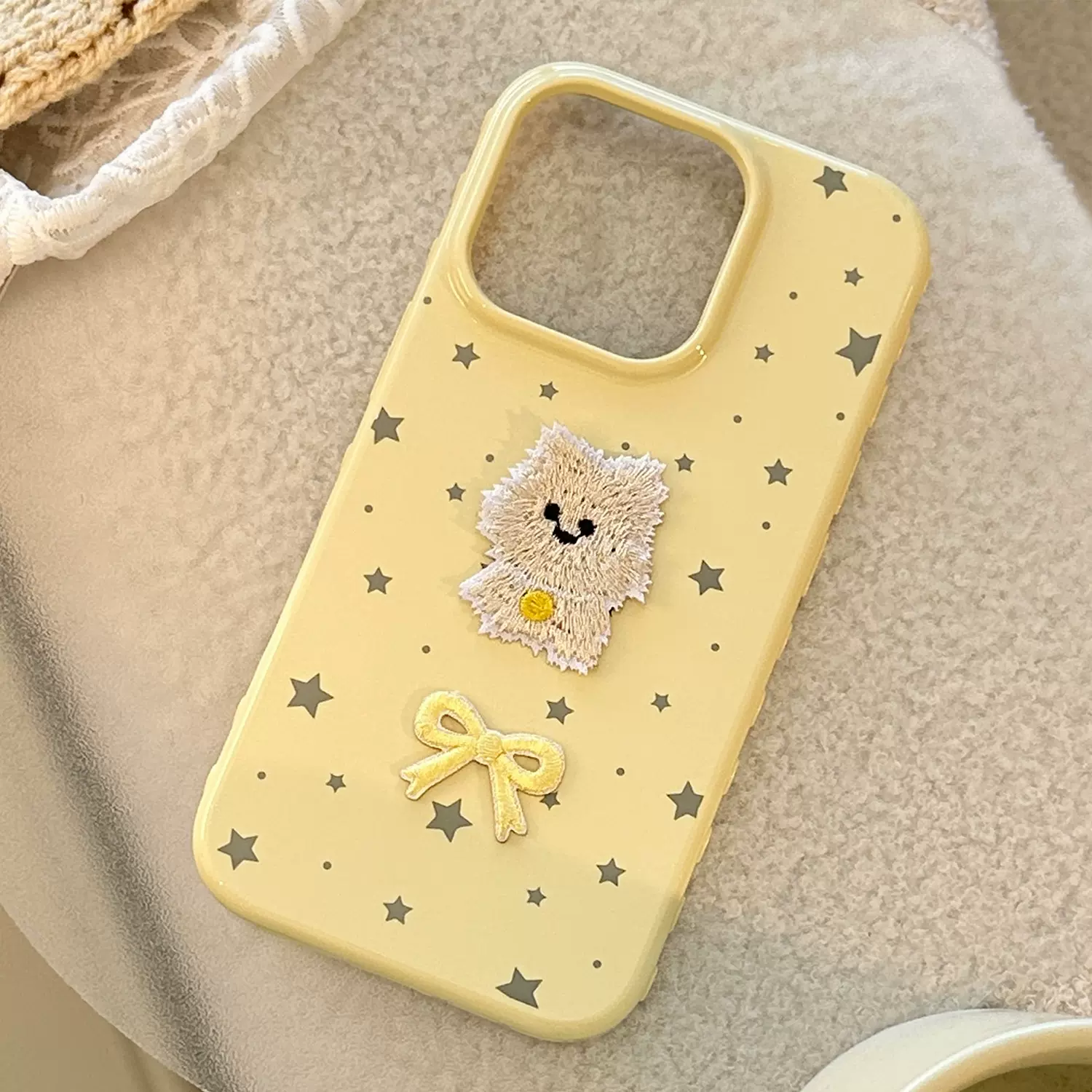 星星小狗适用苹果16手机壳iphone17防摔14创意卡通12软套15promax