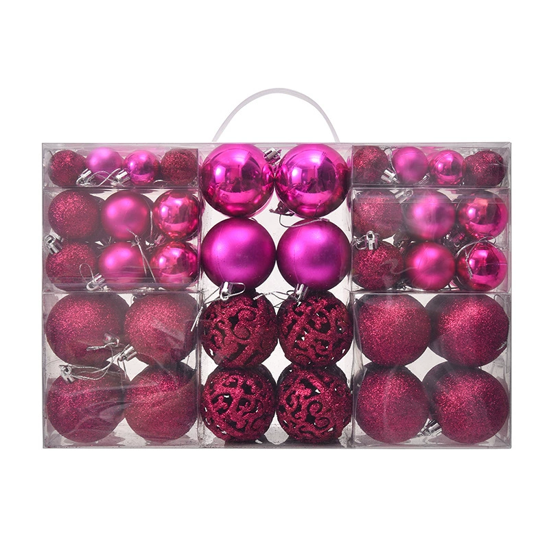 Gift box, plastic set, Christmas decorations, direct factory sales, 3/4/6cm