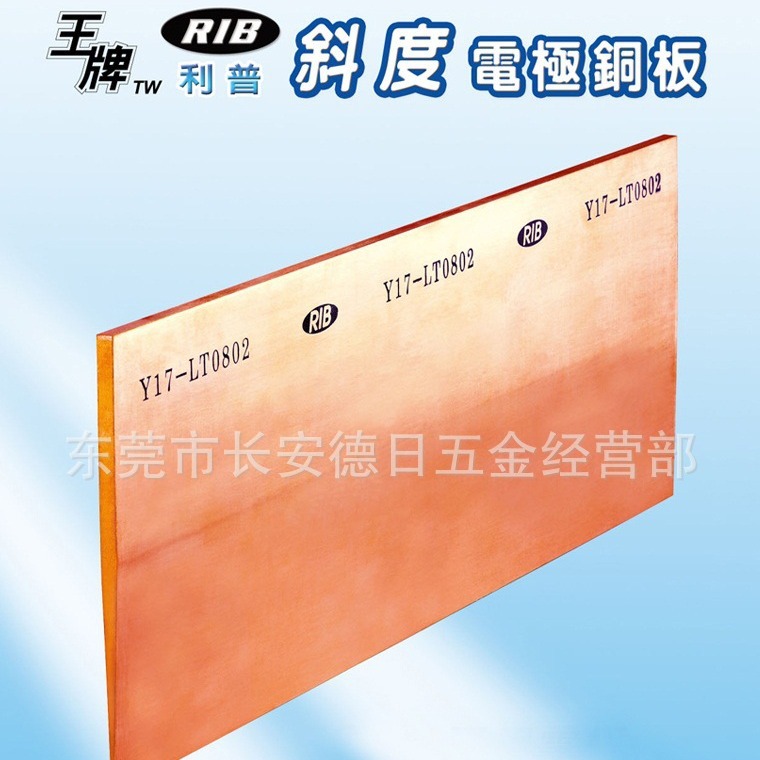 批发供应台湾利普RIB斜度电极铜板Y06