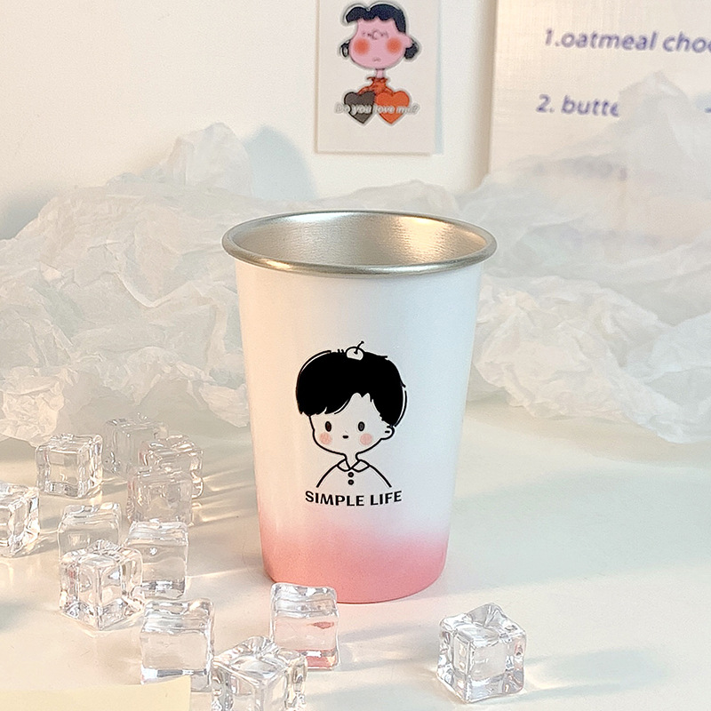 색깔이 변하는 차가운 음료컵 [애플보이]