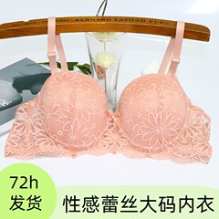 欧米の爆発的な大きいサイズの下着のセクシーな上は半分の杯のレースのブラジャーのスチールリングを集めて外拡女の新型を防ぎます。
