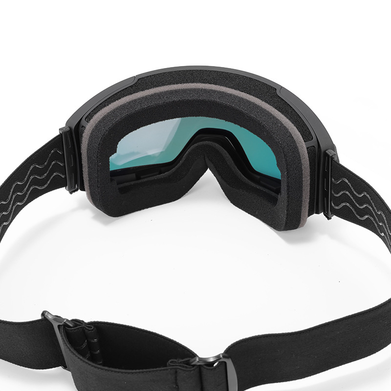 Ochelari de snowboard cu câmp vizual larg, hiperboloizi magnetici, polarizare dublă anti-aburire și anti-UV_voghion.com