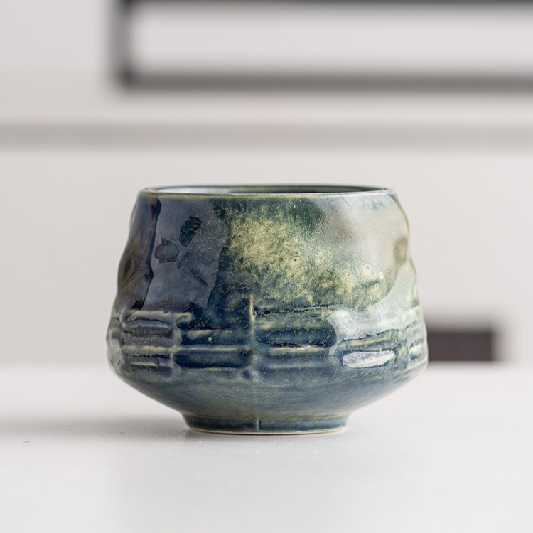 418-L 휴대용 커피잔(블루) 220ml