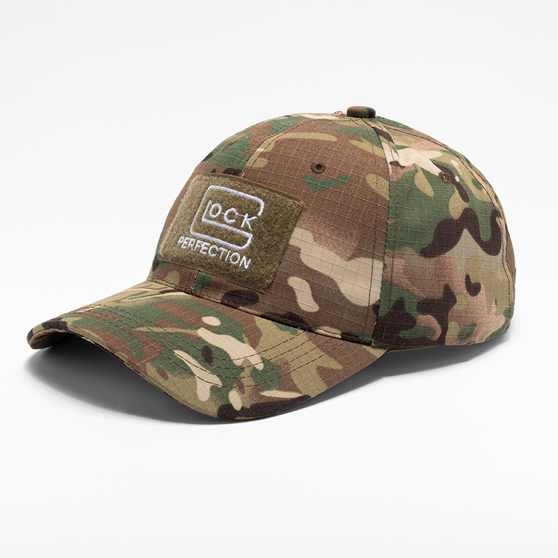 GLOCK Tide GLOCK disparar sombrero de béisbol masculino camuflado sombrero de bordado de deportes al aire libre sombrero táctico del ejército