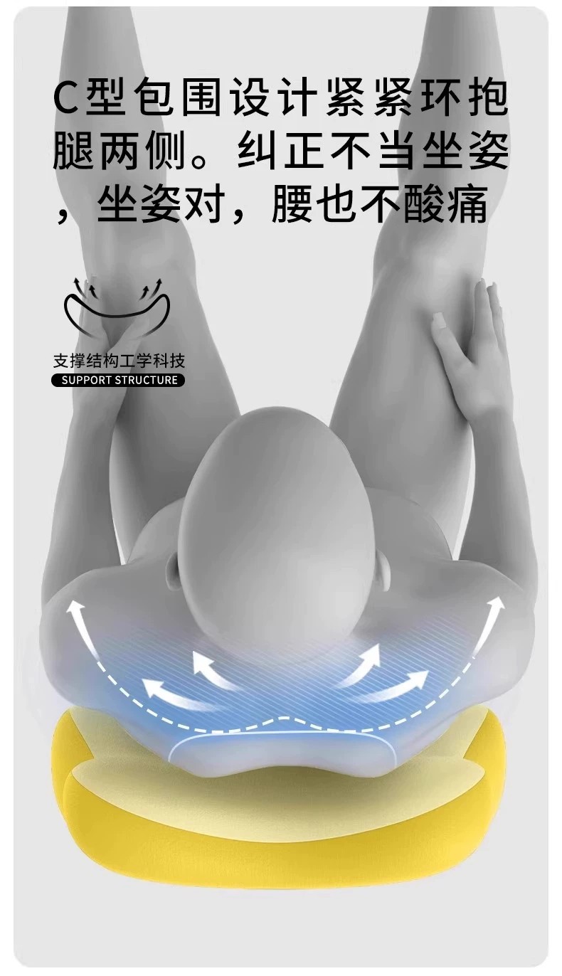 Source Factory Custom-Made Car Headrest and Lumbar Support with Memory Foam, Logo Customization, Color Customization, Packaging Customization, Lumbar Support Customization