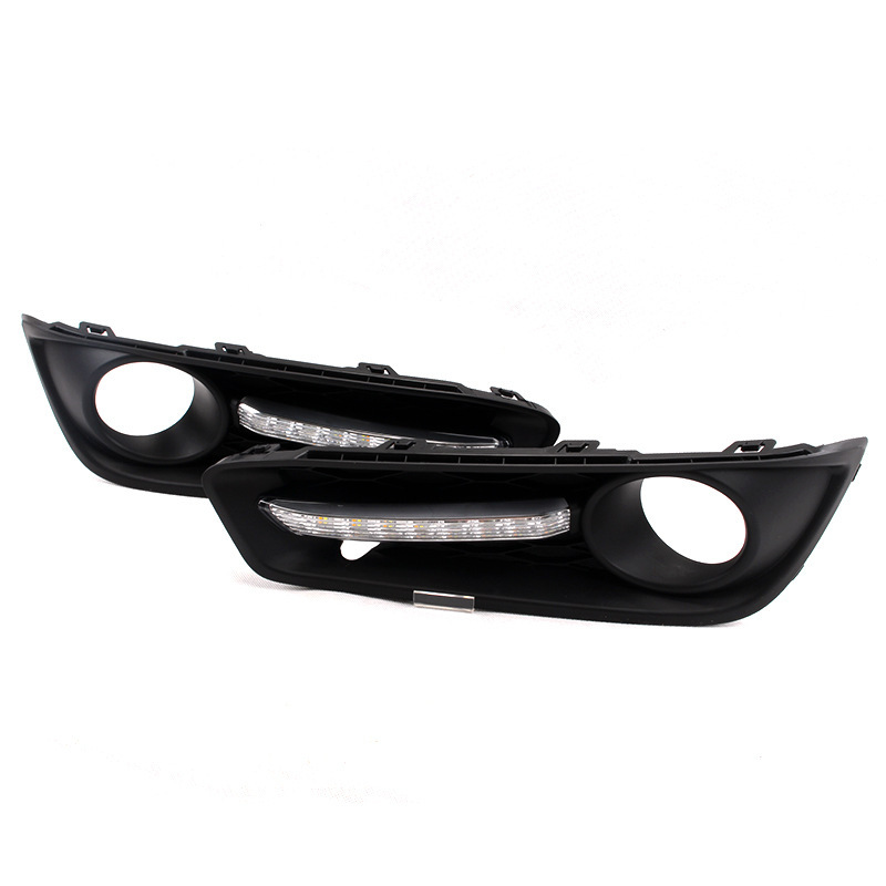 Aplicable a Honda 18 19 nuevo conjunto de lámpara de niebla frontal LED Lingpai, lámpara de barra frontal de lámpara diurna renovada original