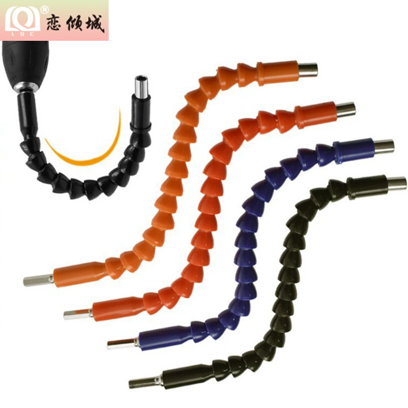 Электрический шуруповерт с гибким валом, переходник для насадок, многоугловая дрель, угловой адаптер, удлинитель