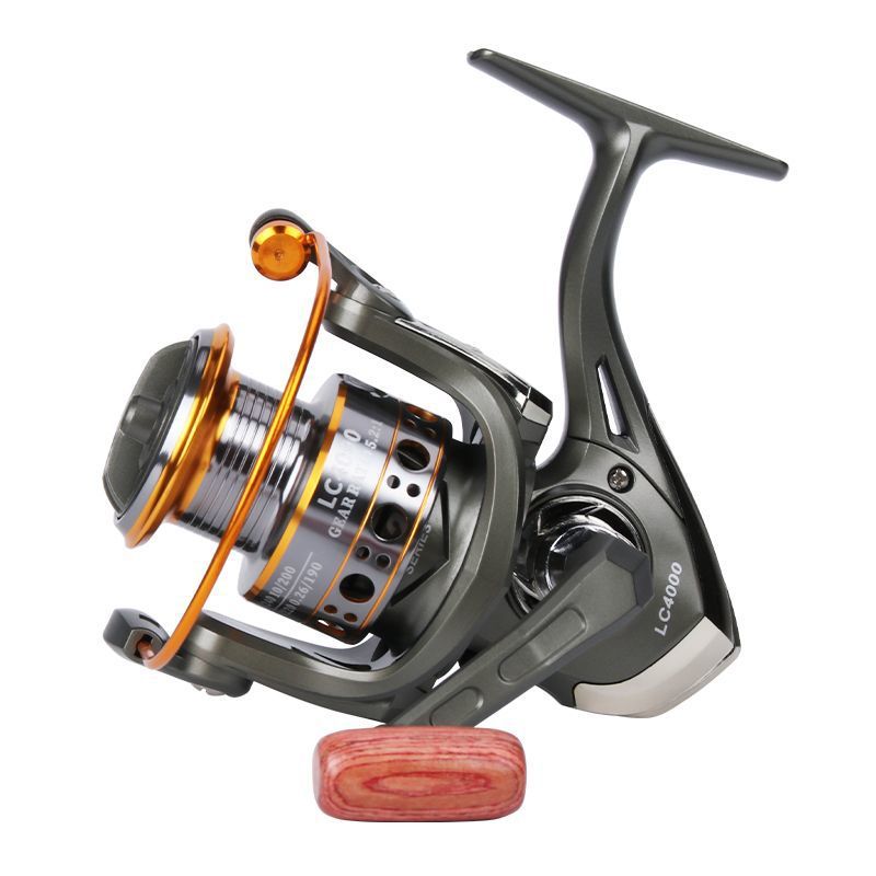 Fishing Wheel Full Metal Wire Cup Folding Rocker Reel Spinning Wheel…