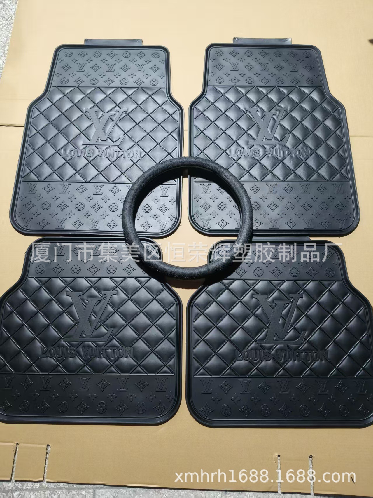 General Motors Car Floor Mats Trendy Brands Lv/Supreme/Gucci Latex Eco-Friendly Non-Slip Wear-Resistant Floor Mats