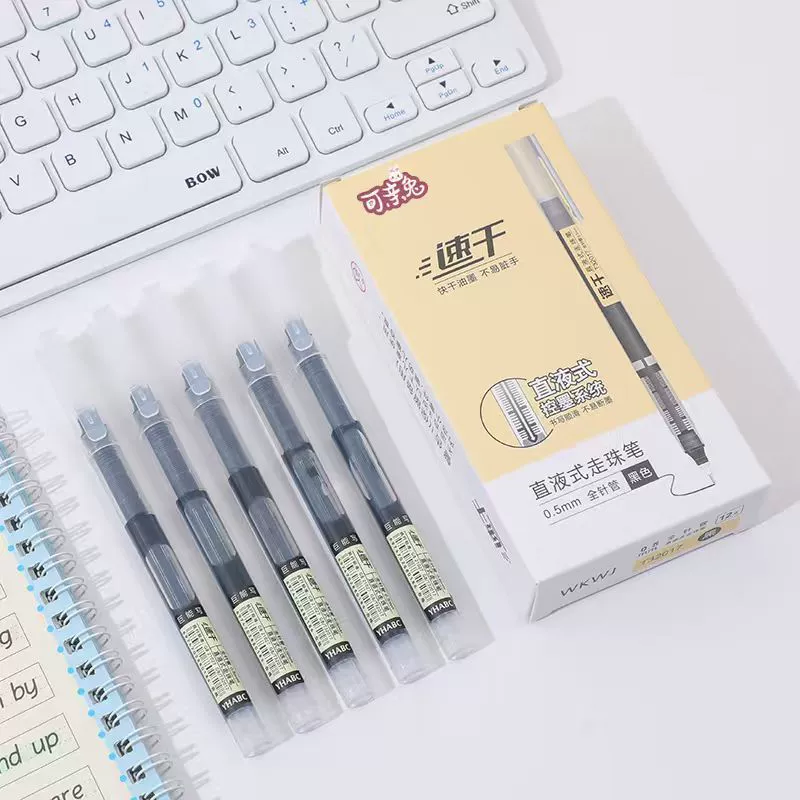 Rollerball quick dry black rollerball pen for students