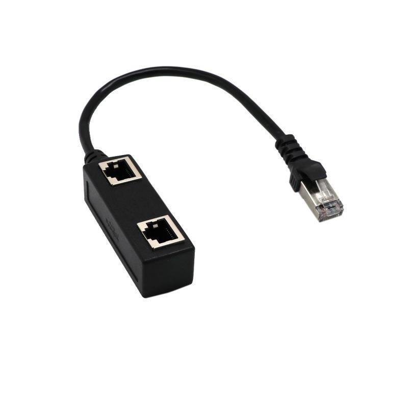 Rj45イーサネットケーブルアダプタ延長線一分四線ネットワークスプリッタ中継ケーブルアダプタrj45|undefined