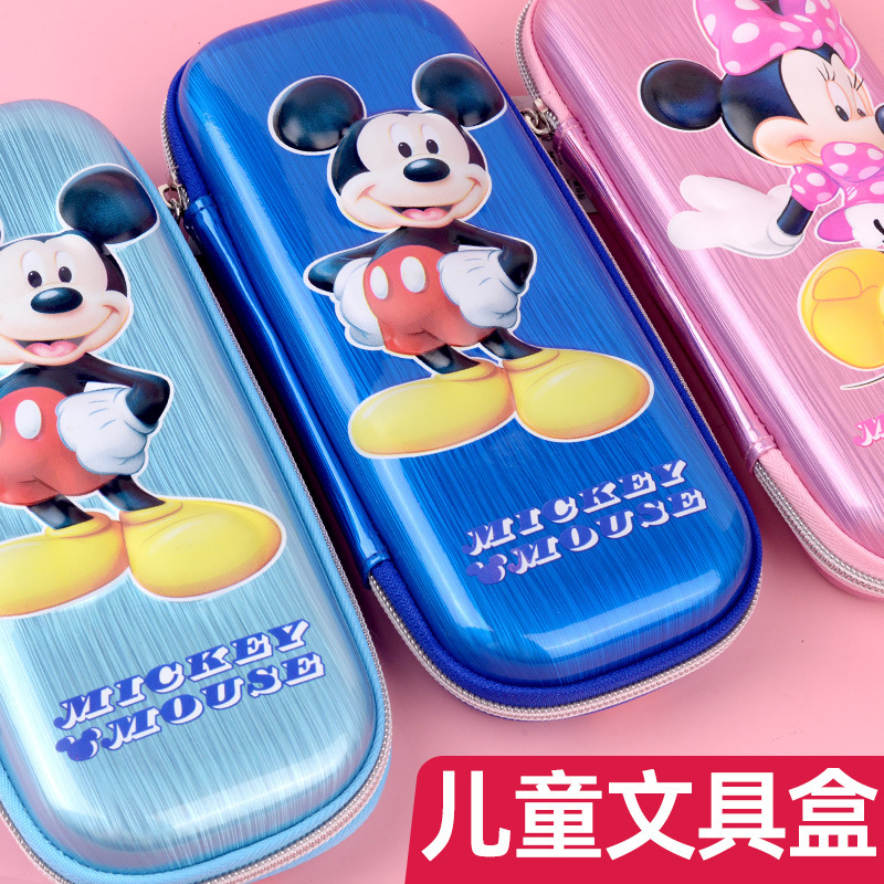 Youle cartoon pencil case Minnie large capacity pencil case children's stationery box Mickey Mouse cute multifunctional pencil case