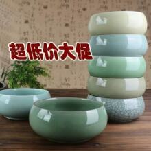 陶瓷笔洗文房四宝毛笔书法国画用品水碟墨碟笔缸仿古多功能水盂