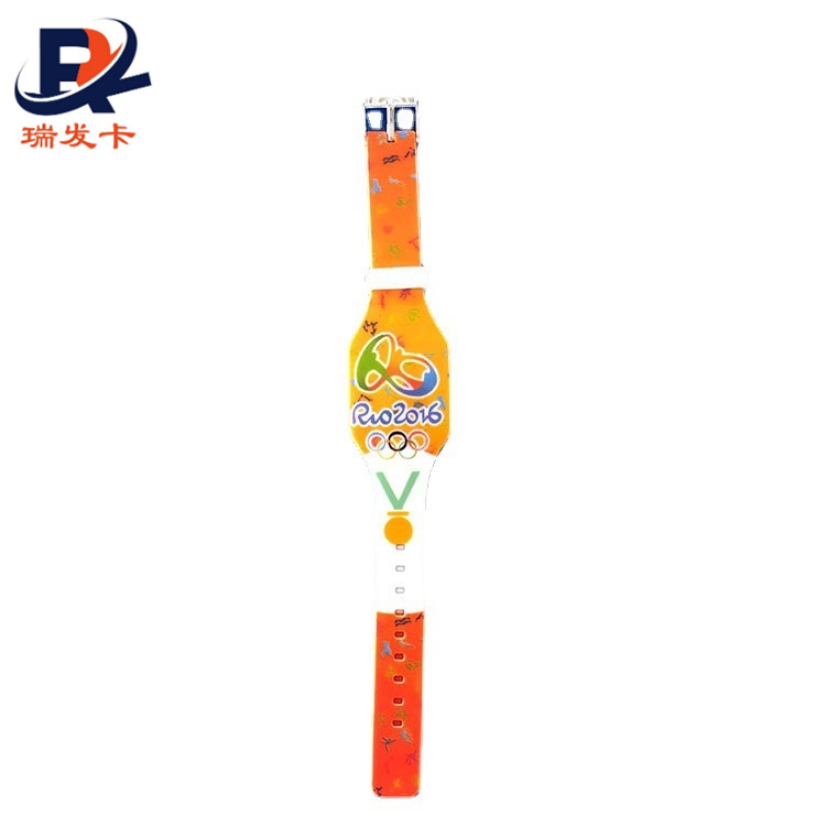 NFC硅胶腕带硅胶饰品手环T5577芯片13.56MHz门禁卡钥匙手腕带