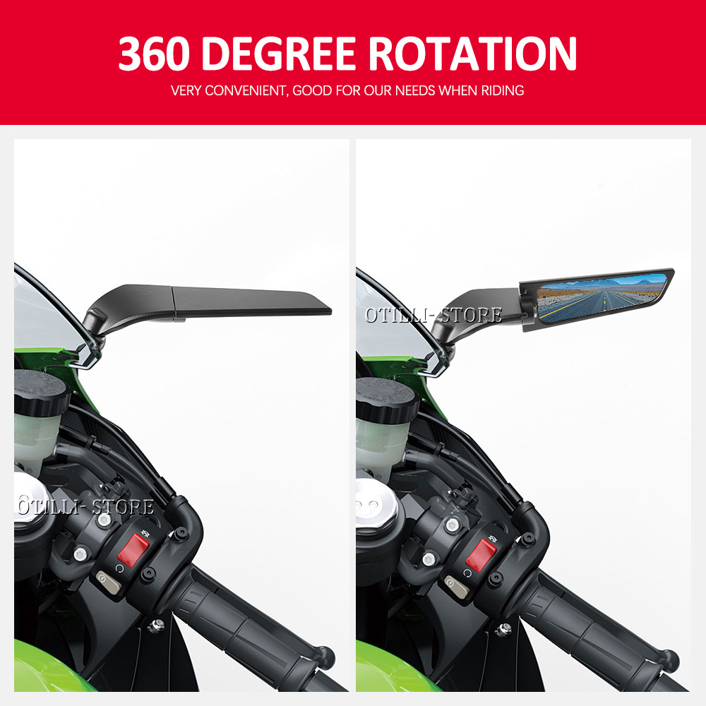 Motorcycle Modification Parts Ducati Panigale 959 1299S Fixed Wing Rearview Mirror in Stock