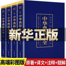 全4册 中华典故大全集国学精粹 中国文化概论故事中国文化精神书