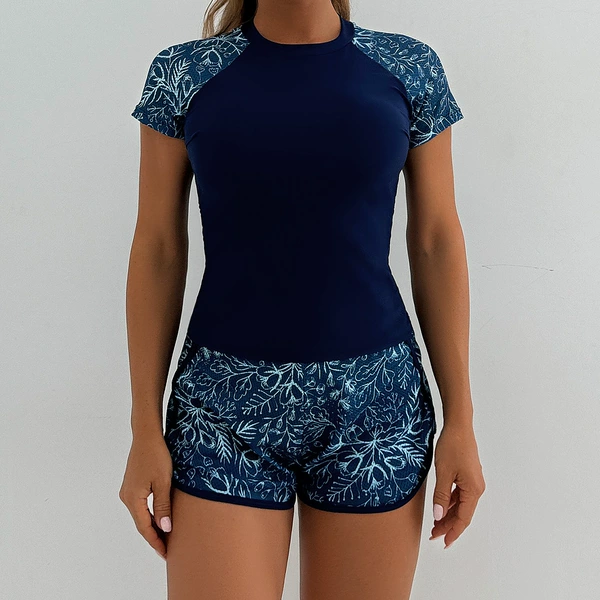 Navy blue leaves-1