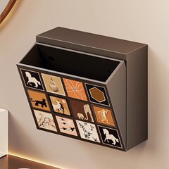 浴室トイレットペーパーボックストイレ壁掛け防水収納ラックトイレットペーパーティッシュボックスパンチングなしアーティファクトを配置
