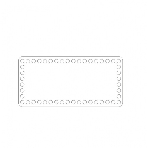 Instagram-famous acrylic panel bag—same design as the original, handmade DIY woven bag featuring chic, transparent acrylic panel materials.