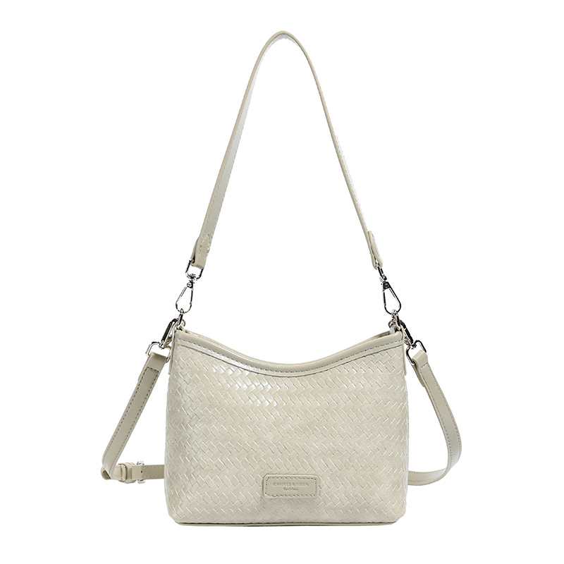 Nicho transfronterizo bolsos debajo de las axilas mujeres otoño invierno 2025 nuevo retro versátil mochila coreano tejido bolso de hombro