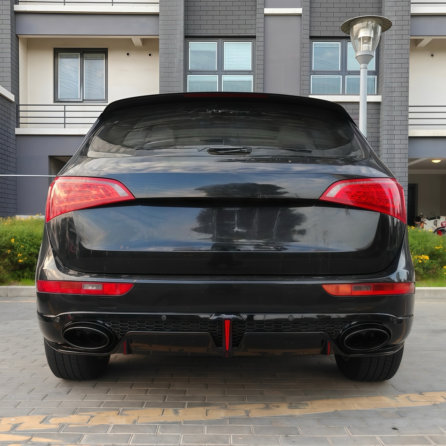 13-17 models, suitable for Audi Q5 front bumper modification, RSQ5 front bumper, front face, and large front grille