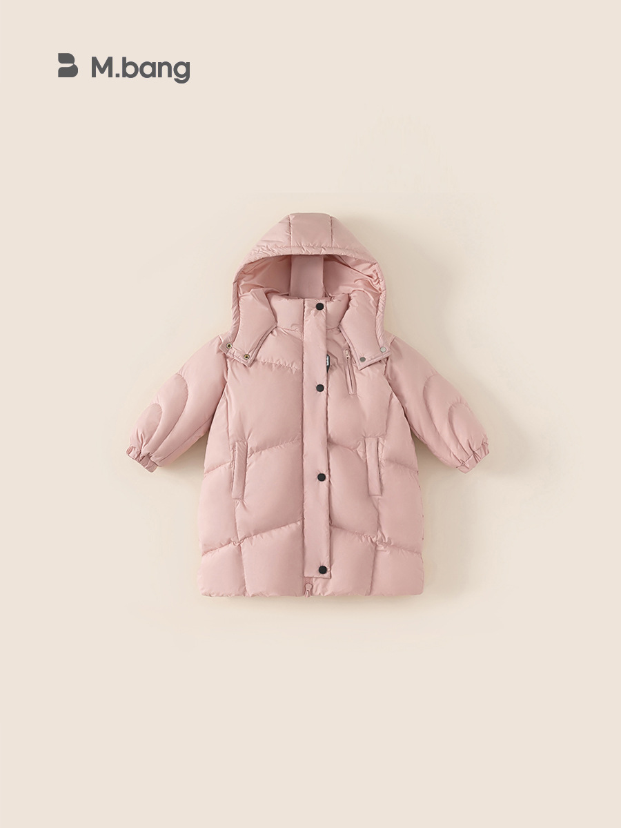 Youbao ropa infantil chaqueta de plumón para niñas gruesa ropa larga de invierno nuevo chaqueta de niño caliente