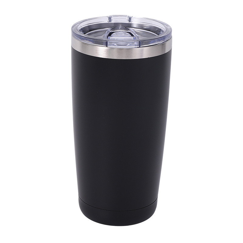 Ventas transfronterizas calientes 304 taza de aislamiento térmico de acero inoxidable de doble vacío de 20oz taza de aislamiento térmico portátil de automóviles de hielo