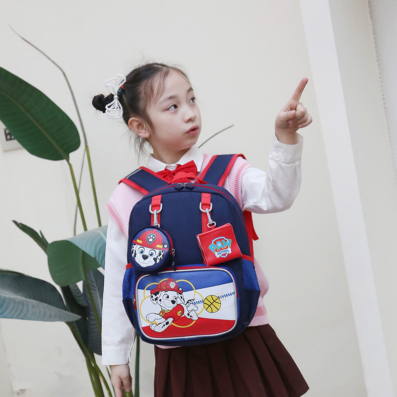 2024 nuevo bolso de escuela de Kindergarten de gran capacidad Spiderman mochila de lana de dibujos animados de comercio exterior equipo mochila de primer grado