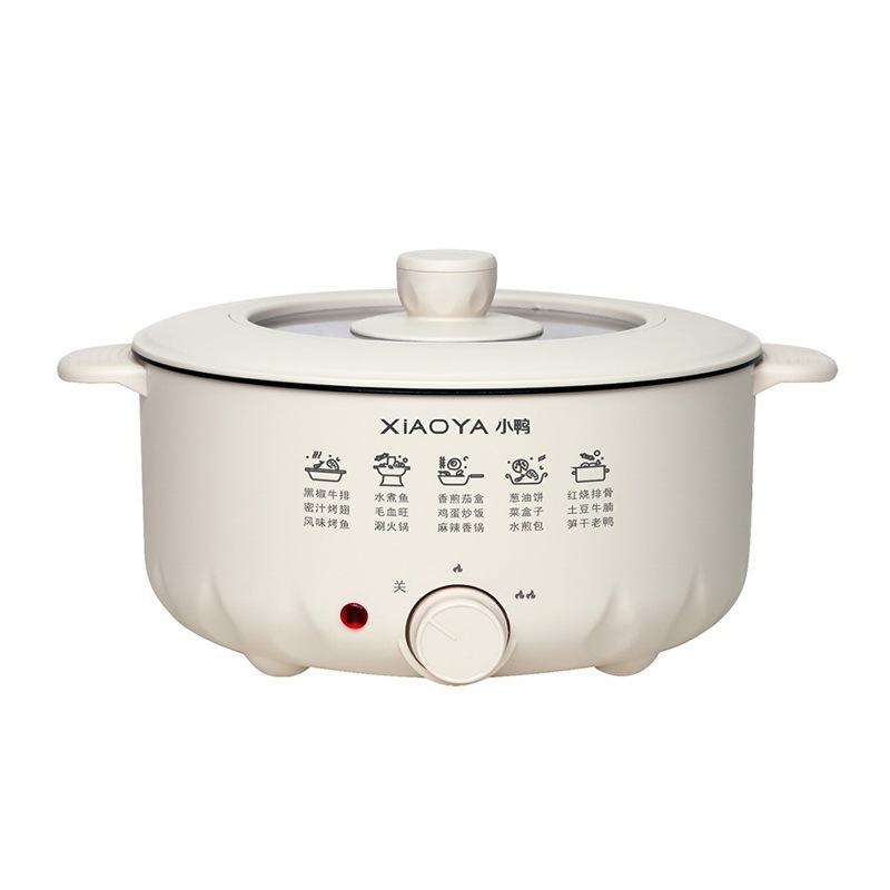 Xinfei Yuanyang Pot 5L 電気鍋ハイパワー蒸し器付き大容量 6L 電気調理鍋ギフト 4L 電気蒸し器|undefined