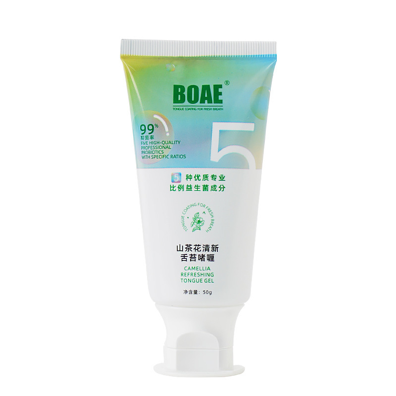 Gel limpiador de pelaje de lengua desechable, aliento fresco y olor peculiar, crema portátil de pelaje de lengua, fabricante de raspado de pelaje de lengua