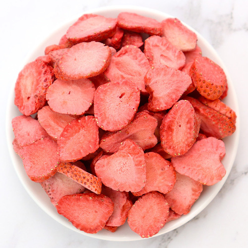 Dehydrated Strawberry Dices, Berries, and Fragments - Direct Manufacturer Sales - Dehydrated Fruits and Vegetables Snacks - Leisure Snacks - Open and Eat