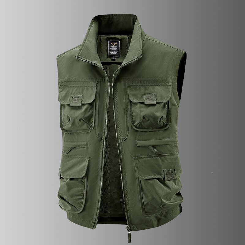 Summer Cross-Border Outdoor Men's Large Size Fishing Casual Functional Multi-Pocket Vest