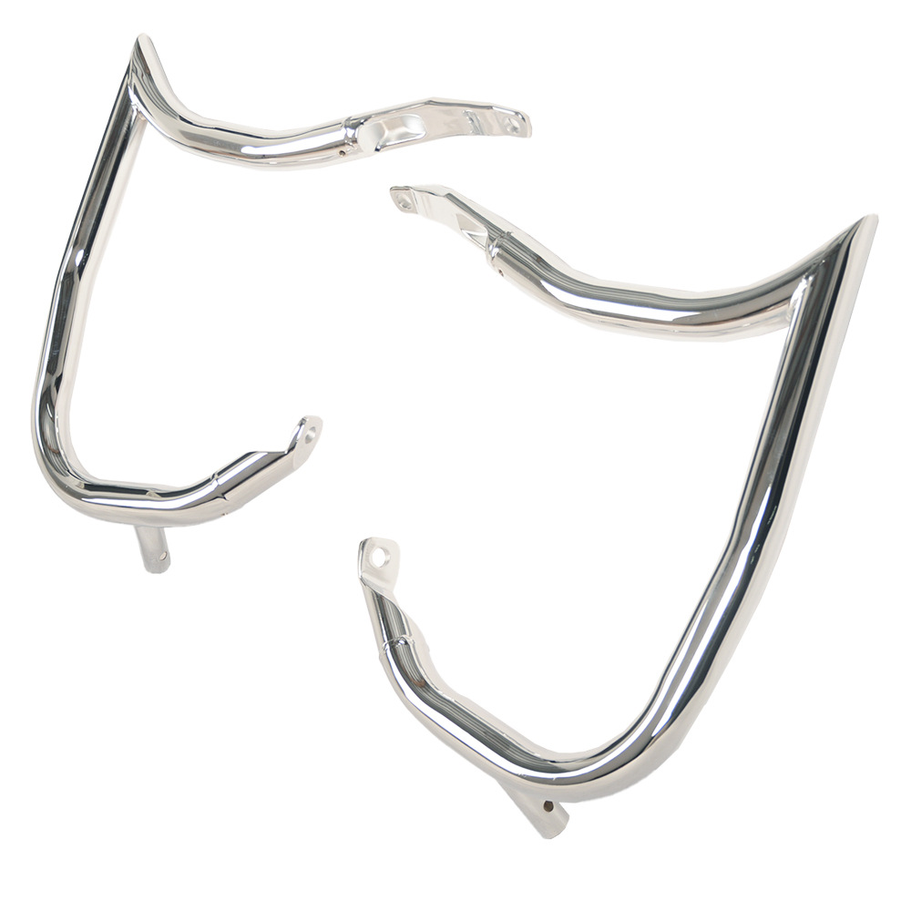 Suitable for 14-24 Harley Glide Rear Fender with Drag Bar, Painted Carbon Steel, 1.25 Thick Steel Mold Head