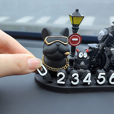 Nömrəli dayanma kartı – high-end car temporary parking number
